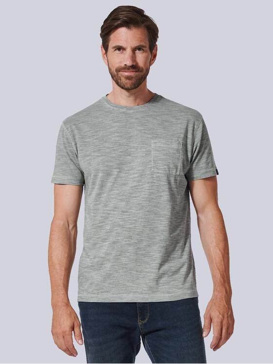 engbers Herren T-Shirt uni Grau 35274