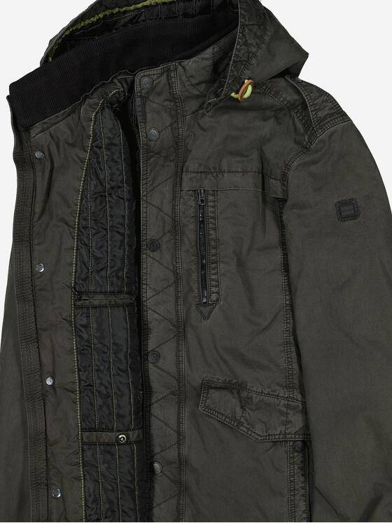 engbers Herren Baumwoll-Jacke regular Dunkelgruen 37461