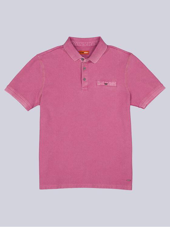 emilio adani Herren Polo-Shirt slim fit Violett 38630