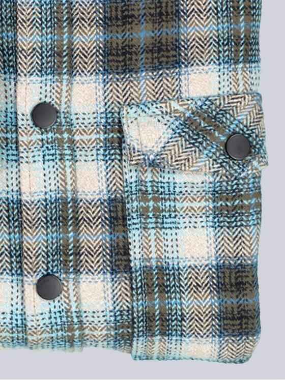 engbers Herren Overshirt kariert Oliv 39128