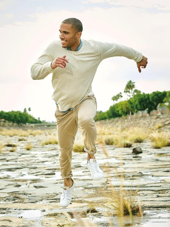 emilio adani Herren Pullover strukturiert Beige 34316