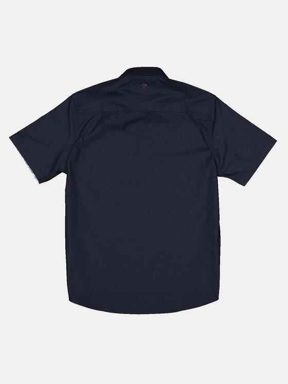 engbers Herren Kurzarm-Hemd "My Favorite" Blau 32812