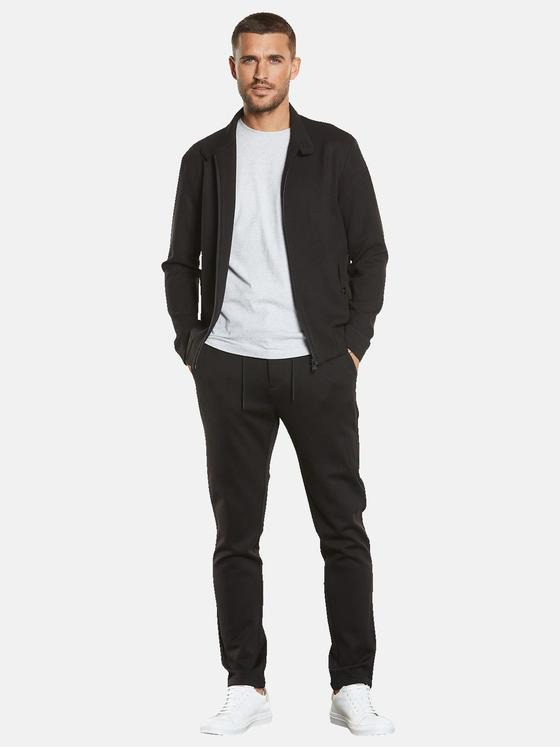 emilio adani Herren Jacke strukturiert Schwarz 34601