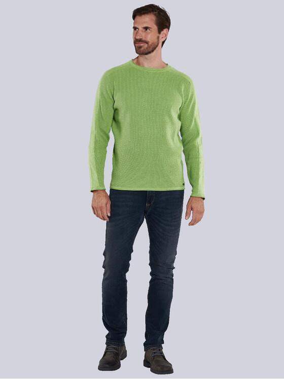 engbers Herren Pullover uni Gruen 36097