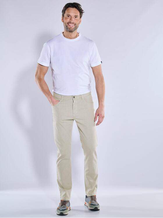 engbers Herren 5-Pocket-Hose regular Braunbeige 38647