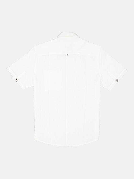 engbers Herren Kurzarm-Hemd uni Weiß 35141