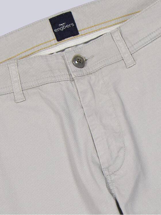 engbers Herren Cargo-Hose dezent gemustert Silbergrau 39013