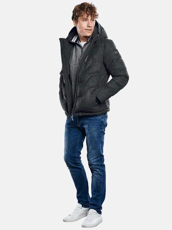 engbers Herren Steppjacke mit softer Oberfläche Granitgrau 30762