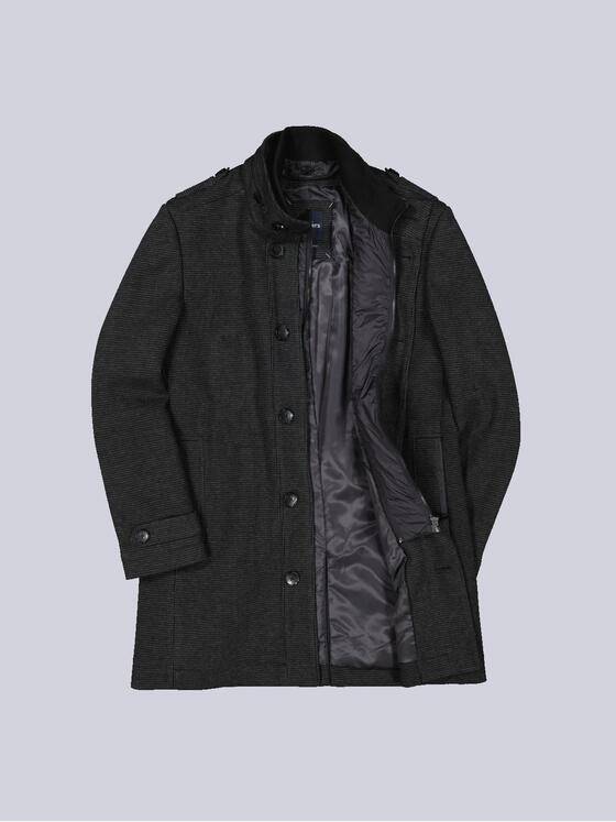 engbers Herren Mantel regular Grau 35487