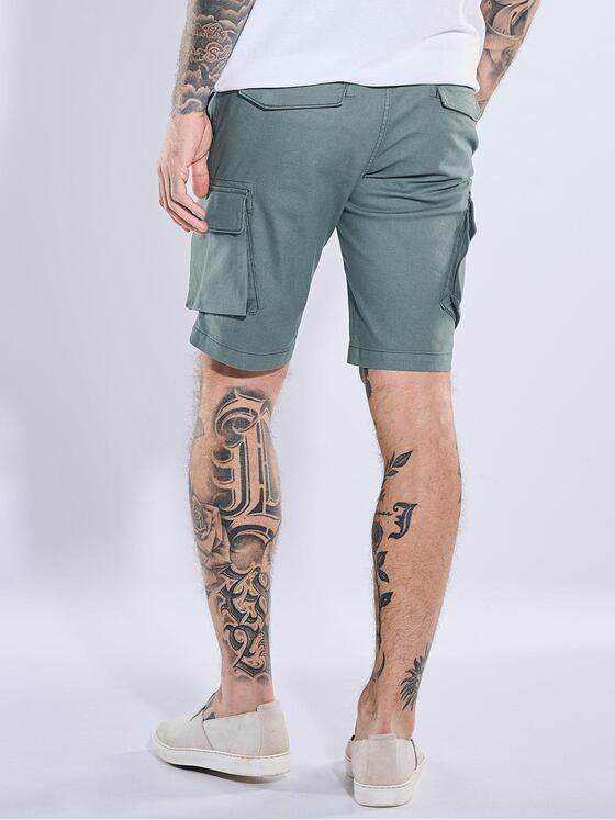 emilio adani Herren Bermuda Dunkelgruen 40753