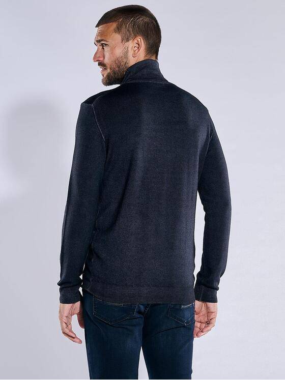 emilio adani Herren Pullover mit Rollkragen Blau 37795