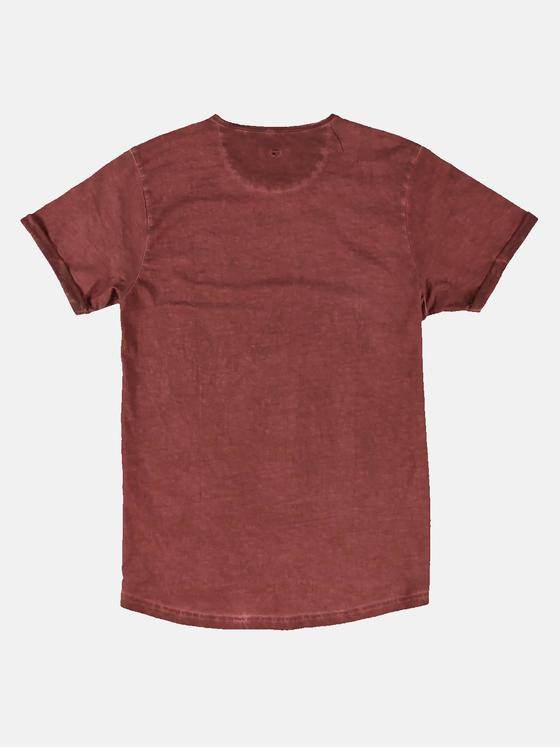emilio adani Herren T-Shirt rundhals Rot 31831