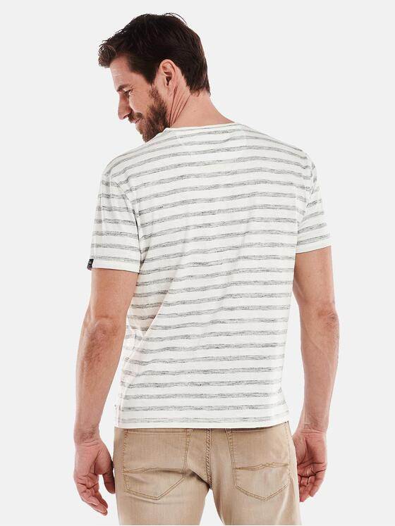 engbers Herren T-Shirt gestreift Beige 34538
