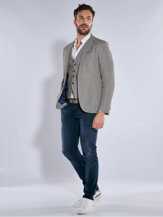 emilio adani Herren Freizeit-Sakko slim fit Beige 36520