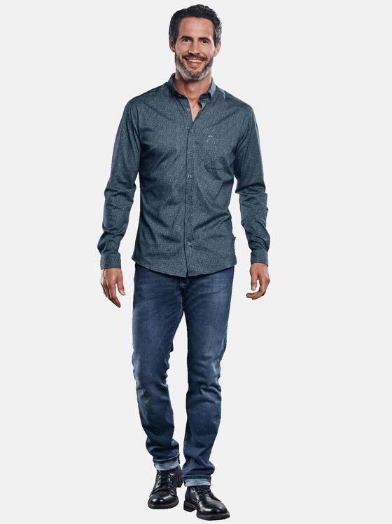 engbers Herren Hochelastisches Jerseyhemd Dunkelgruen 30910