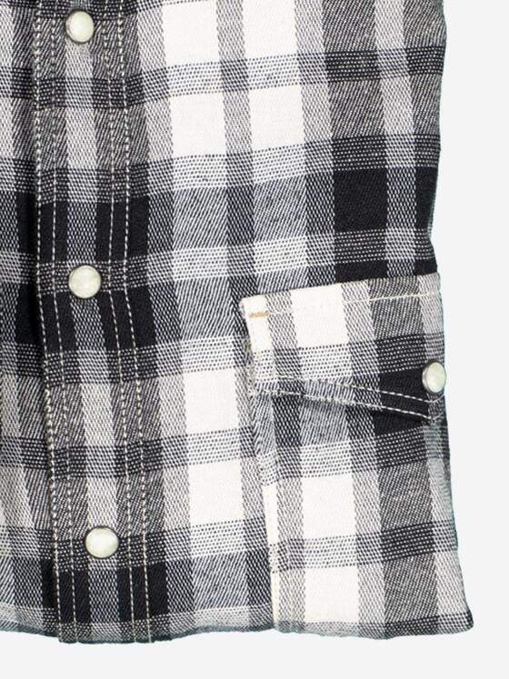 engbers Herren Langarm-Hemd kariert Saphirblau 37779