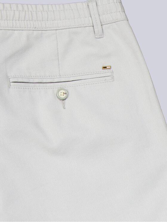 emilio adani Herren Chino-Hose mit Tunnelzug Hellgrau 40351