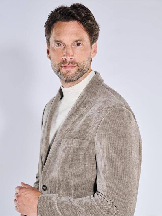 engbers Herren Sakko mit heraustrennbarem Inlet Hellbraun 39417