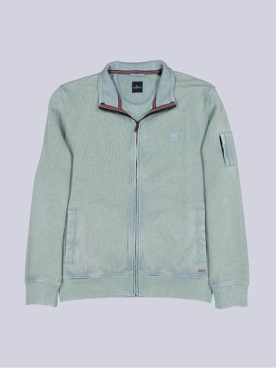 engbers Herren Sweatjacke Stehbund Mittelblau 39956