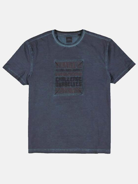 engbers Herren T-Shirt Rundhals Saphirblau 31849