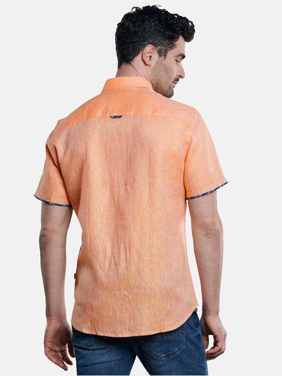 engbers Herren Hemd uni Reinorange 31632