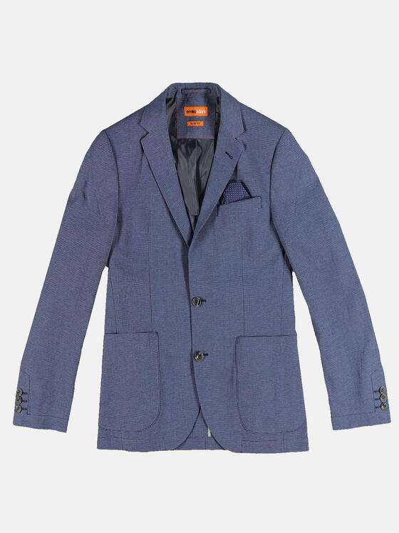 emilio adani Herren Freizeit-Sakko slim fit Blau 30643