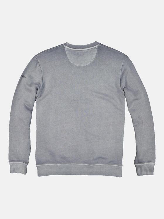emilio adani Herren Sweatshirt uni Grau 34830