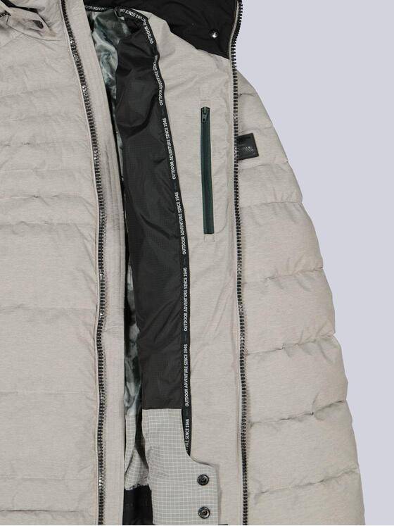 engbers Herren Jacke mit abnehmbarer Kapuze Hellgrau 39248