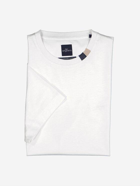 engbers Herren T-Shirt uni Reinweiss 38058