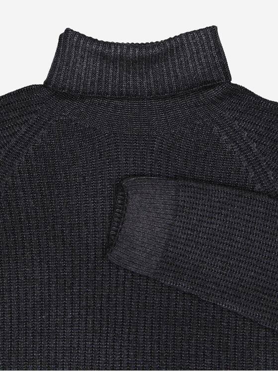 ENGBERS GERMANY Herren Pullover aus Merinowolle Schwarz 37807