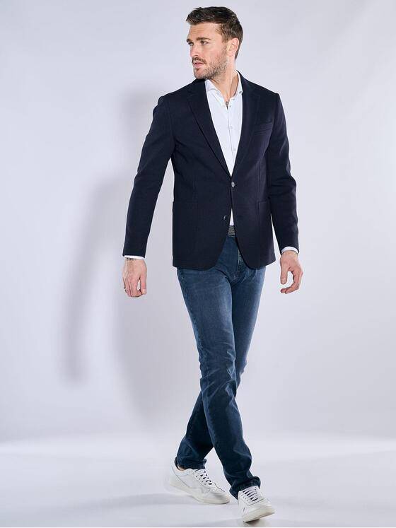 emilio adani Herren Freizeit-Sakko slim fit Blau 38223