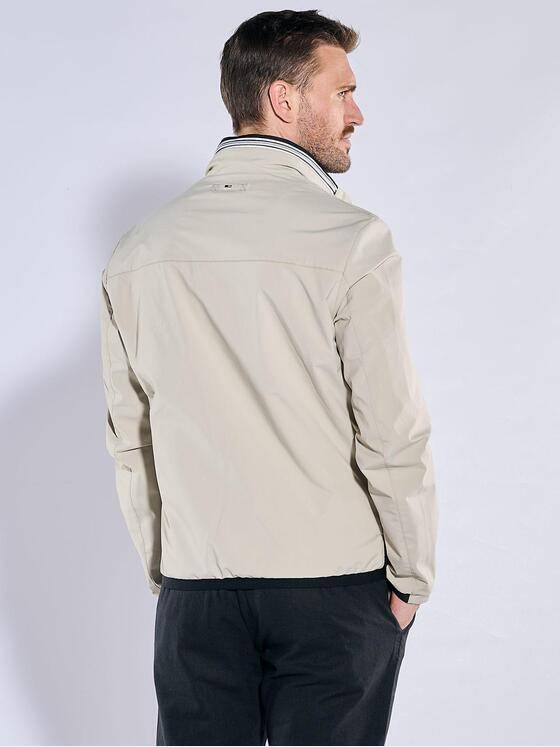 emilio adani Herren Jacke mit Funktionsdetails Weiß 38413