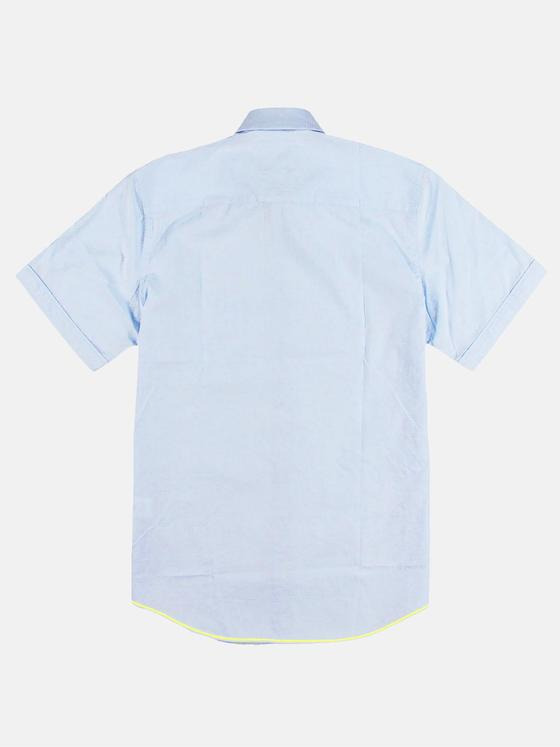 engbers Herren sommerliches Kurzarmhemd Hellblau 29475