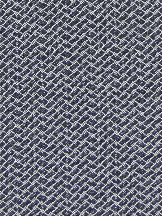 emilio adani Herren Poloshirt gemustert Blau 31705