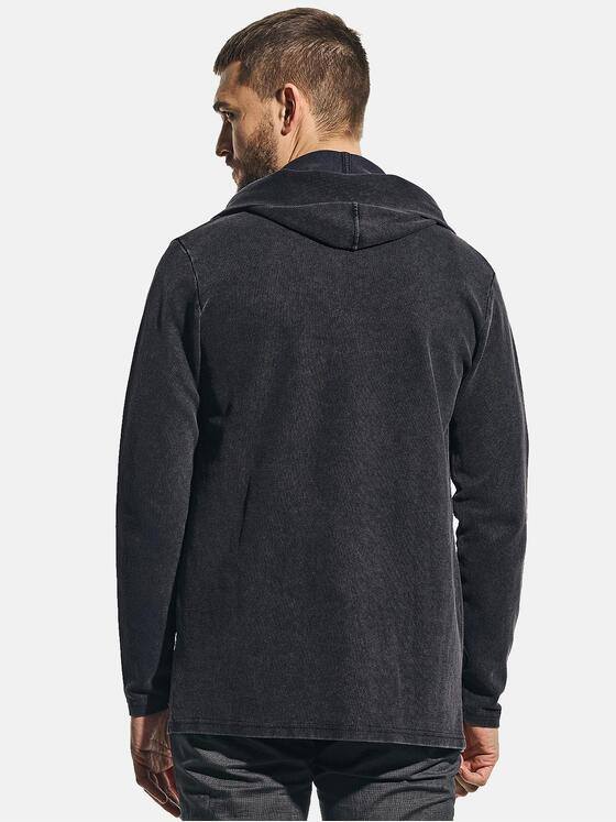 emilio adani Herren Sweatshirt Schwarz 31134