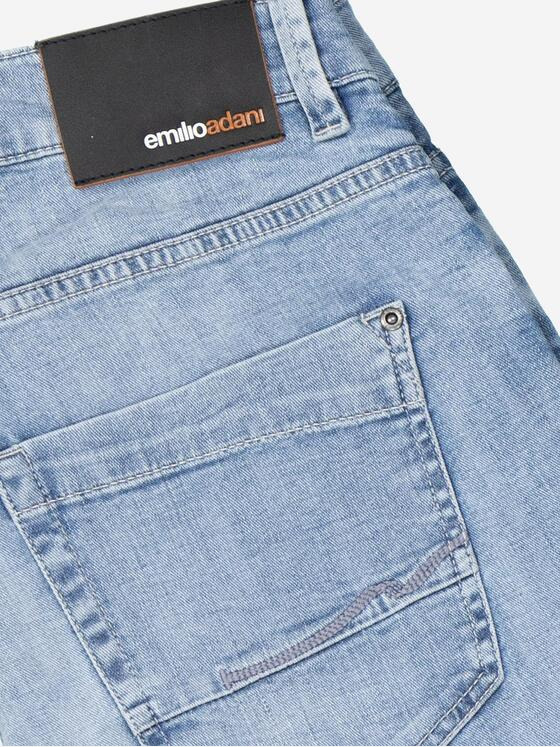 emilio adani Herren Super-Stretch-Jeans slim fit Blau 36887