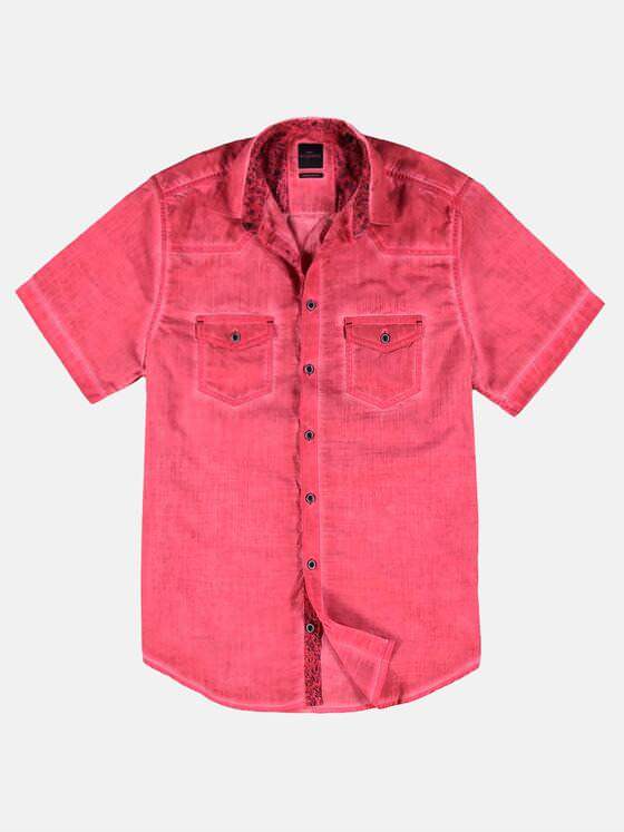 engbers Herren Bestseller-Hemd mit speziellen Waschungen Feuerrot 29900