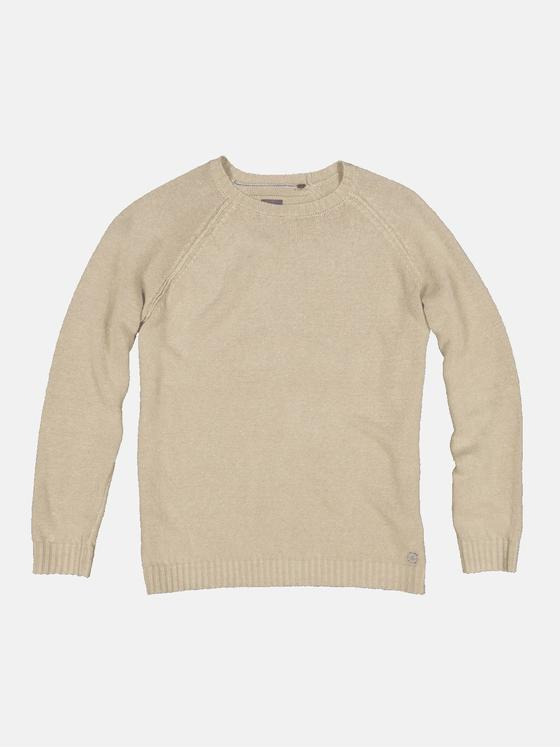 ENGBERS GERMANY Herren Pullover aus Leinen Braun 34688