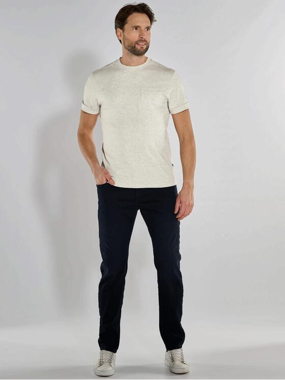 ENGBERS GERMANY Herren T-Shirt edel glänzend durch spezielles Garn Beige 36799