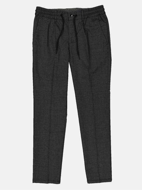 emilio adani Herren Chino slim fit Schwarz 34253