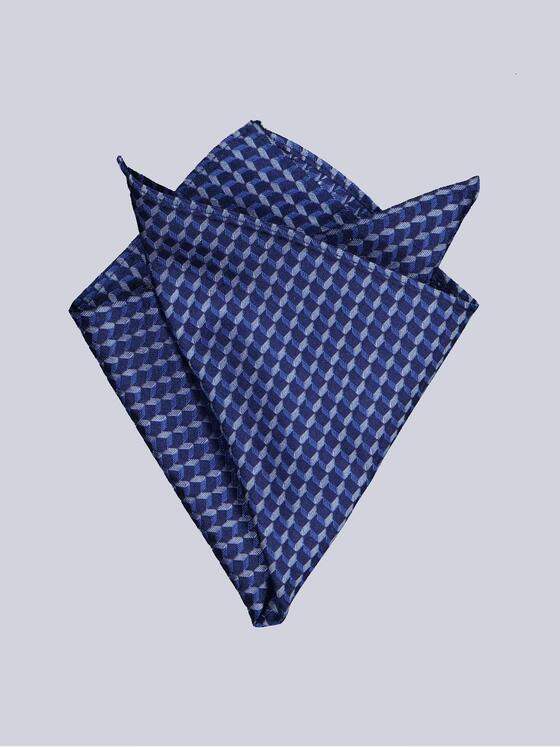 engbers Herren Einstecktuch strukturiert Saphirblau 36775