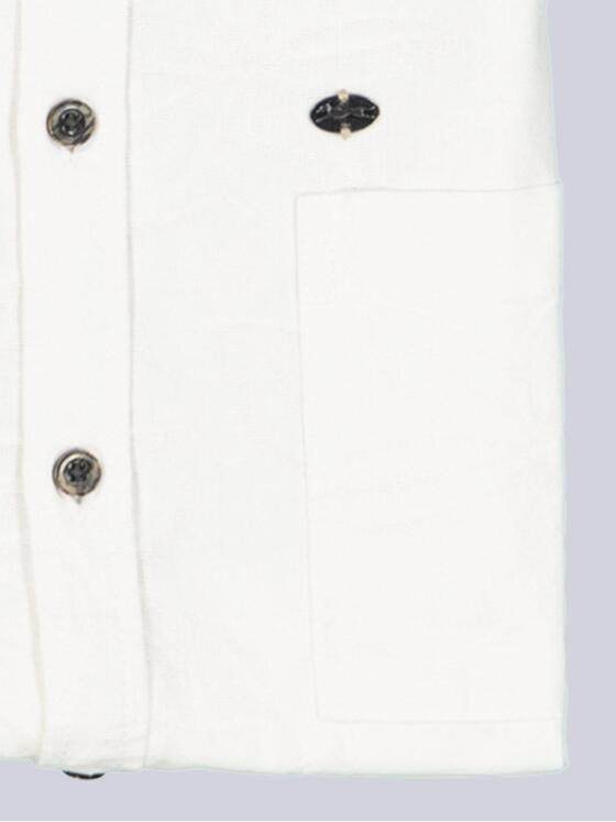 engbers Herren Kurzarm-Hemd gemustert Naturweiss 38489