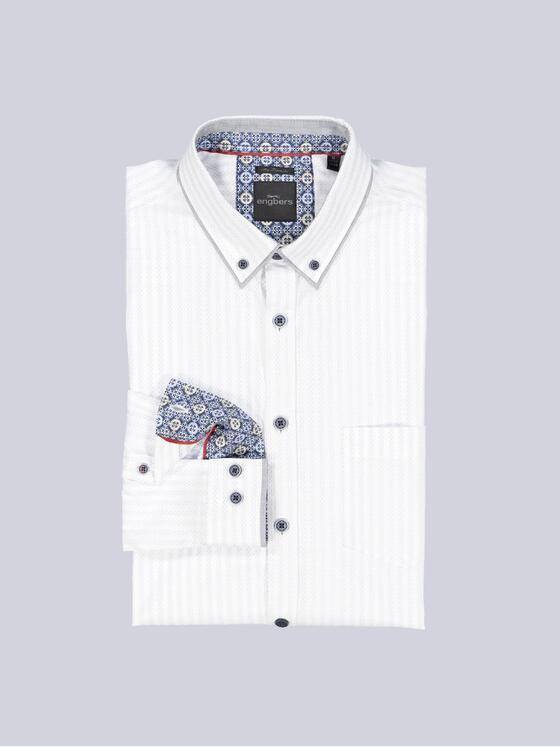engbers Herren Langarm-Hemd "My Favorite" Blau 36117