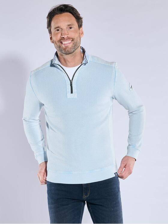 engbers Herren Sweatshirt regular Hellblau 38053