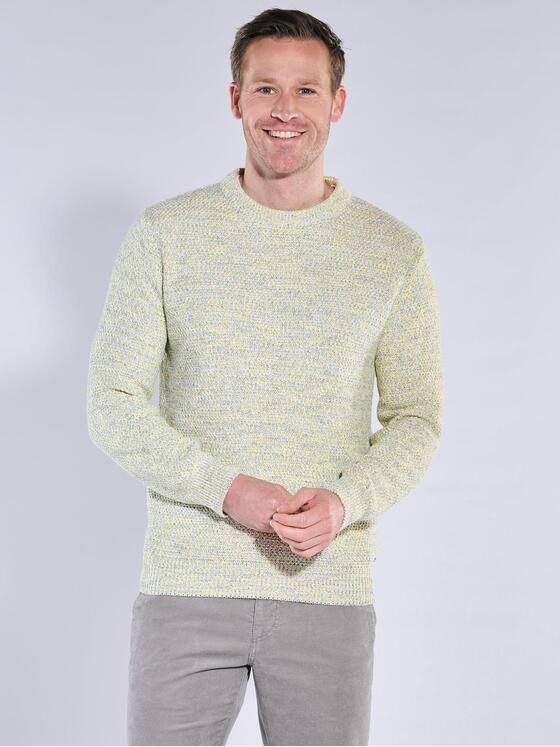 engbers Herren Pullover Rundhals Gelb 39941