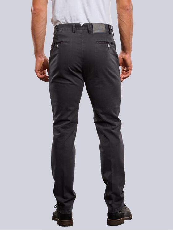 ENGBERS GERMANY Herren Chino mit innovativer Warenoberfläche Anthrazit 33540