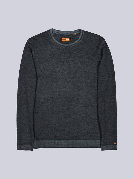 emilio adani Herren Pullover aus Merinowolle Dunkelgruen 39546