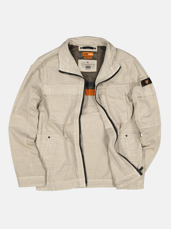 emilio adani Herren Jacke aus Leinen-Baumwoll-Mix Beige 32573