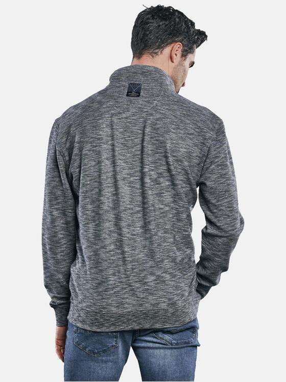 engbers Herren Sportives Sweatshirt in Strukturware Taubenblau 31167