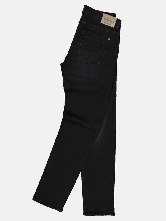 engbers Herren Jeans 5-Pocket Superstretch Schwarz 34099